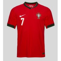 Portugal Cristiano Ronaldo #7 Replica Home Shirt Euro 2024 Short Sleeve